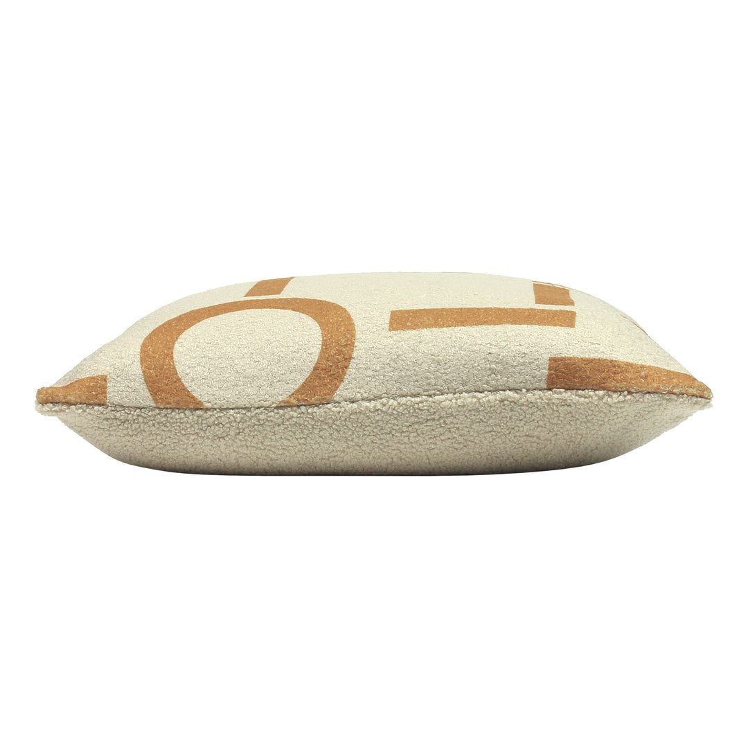 SHEARLING CIRCA 43X43 CUSHION COVER GINGER