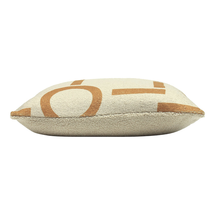 SHEARLING CIRCA 43X43 CUSHION COVER GINGER