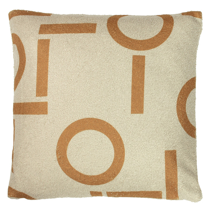 SHEARLING CIRCA 43X43 CUSHION COVER GINGER