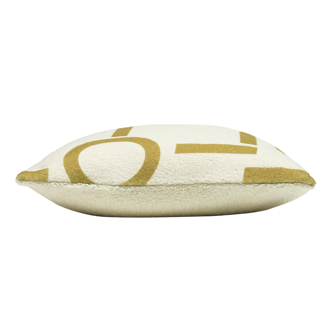 SHEARLING CIRCA 43X43 CUSHION COVER HONEY