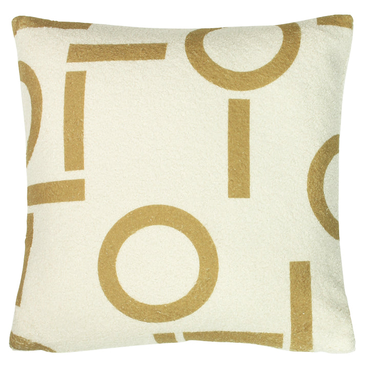 SHEARLING CIRCA 43X43 CUSHION COVER HONEY