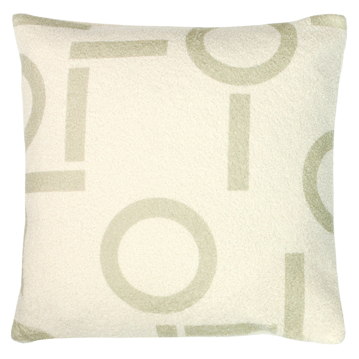 SHEARLING CIRCA 43X43 CUSHION COVER TAUPE