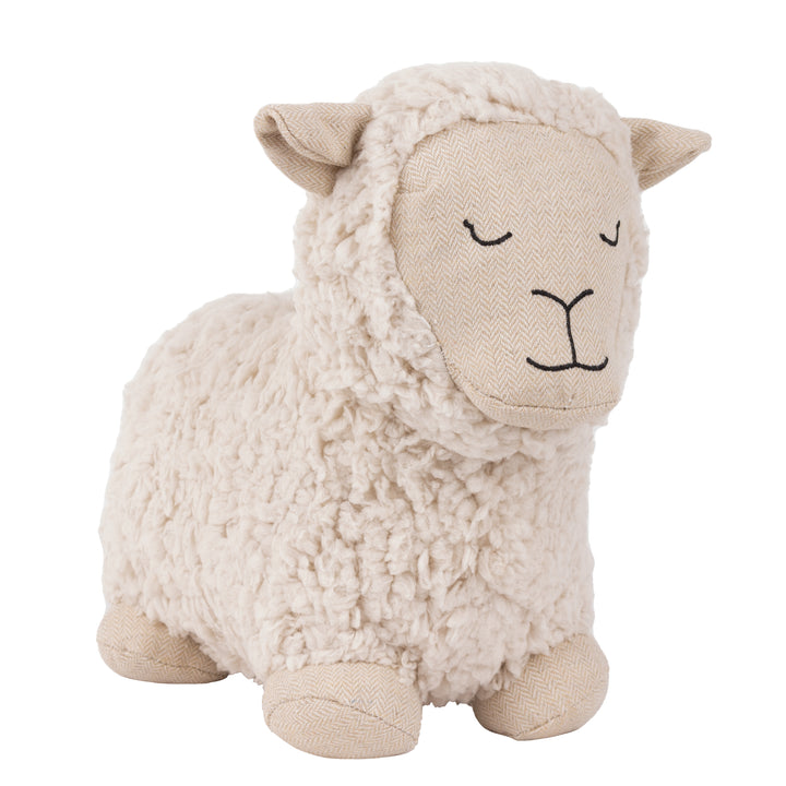 Sheep Doorstop - White