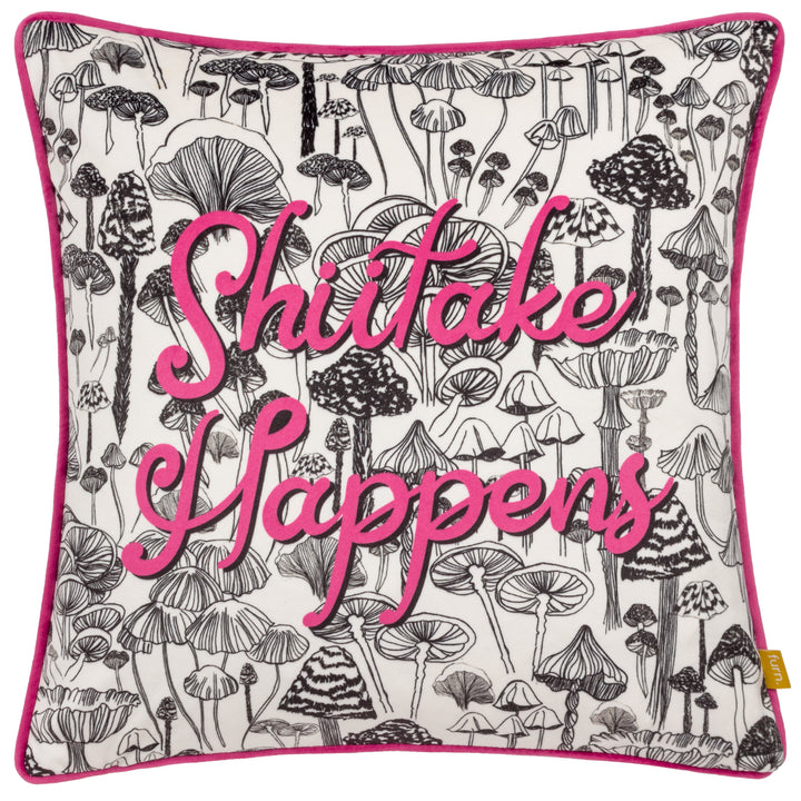 SHIITAKE 43X43 CUSHION CASE FUCHSIA