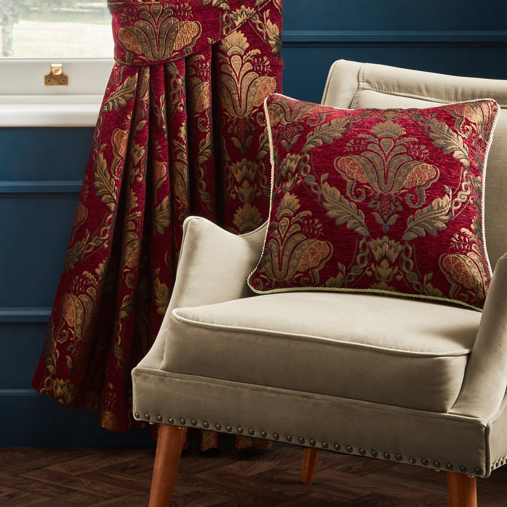 SHIRAZ C/CASE 58X58 BURGUNDY
