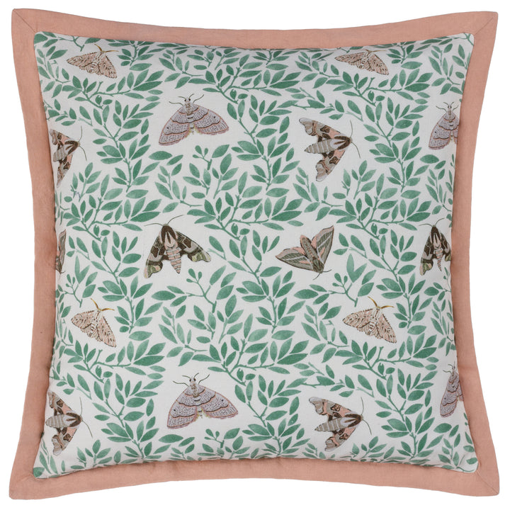 SILK MOTH 50X50 CUSHION CASE PALE PINK