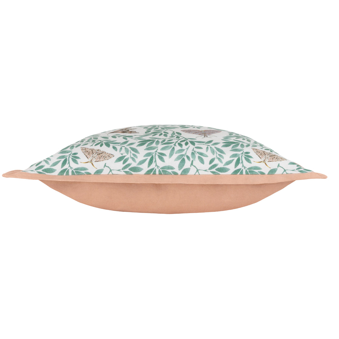 SILK MOTH 50X50 CUSHION CASE PALE PINK