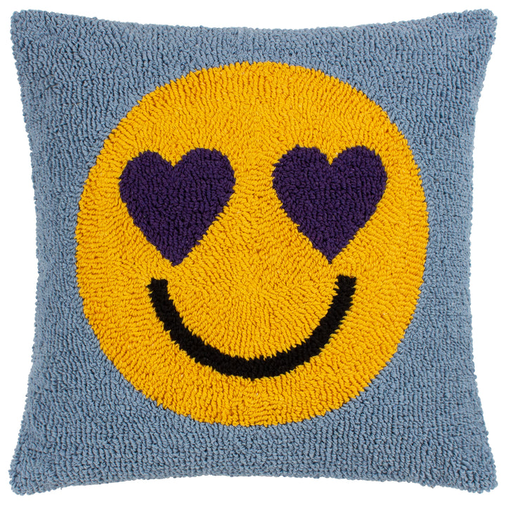 SMILE 45X45 CUSHION CASE PURPLE POWER
