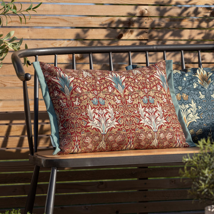 Snakeshead 40x60 Outdoor Cushion Berry/Natural