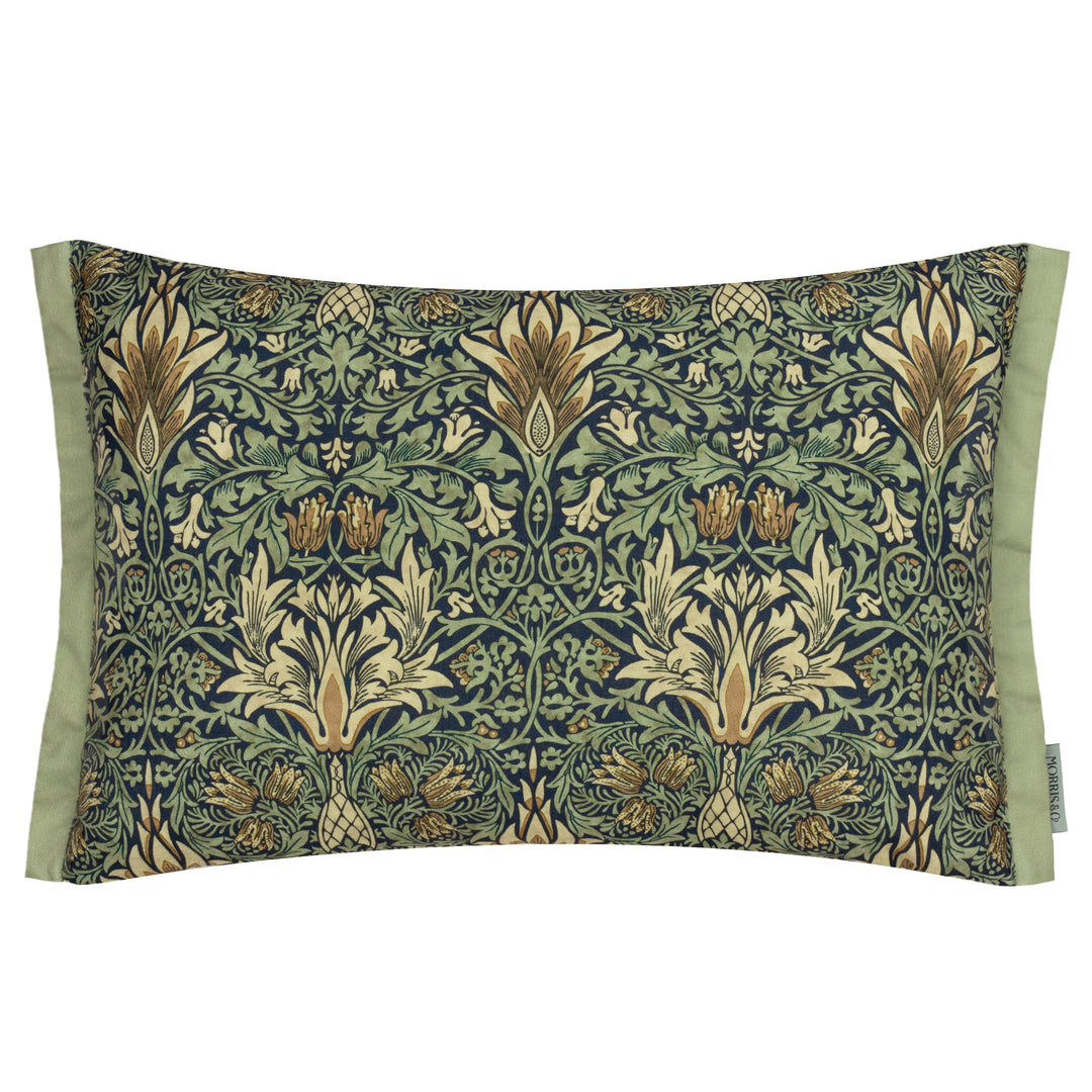Snakeshead 40x60 Outdoor Cushion Indigo/Leaf Green - image 2
