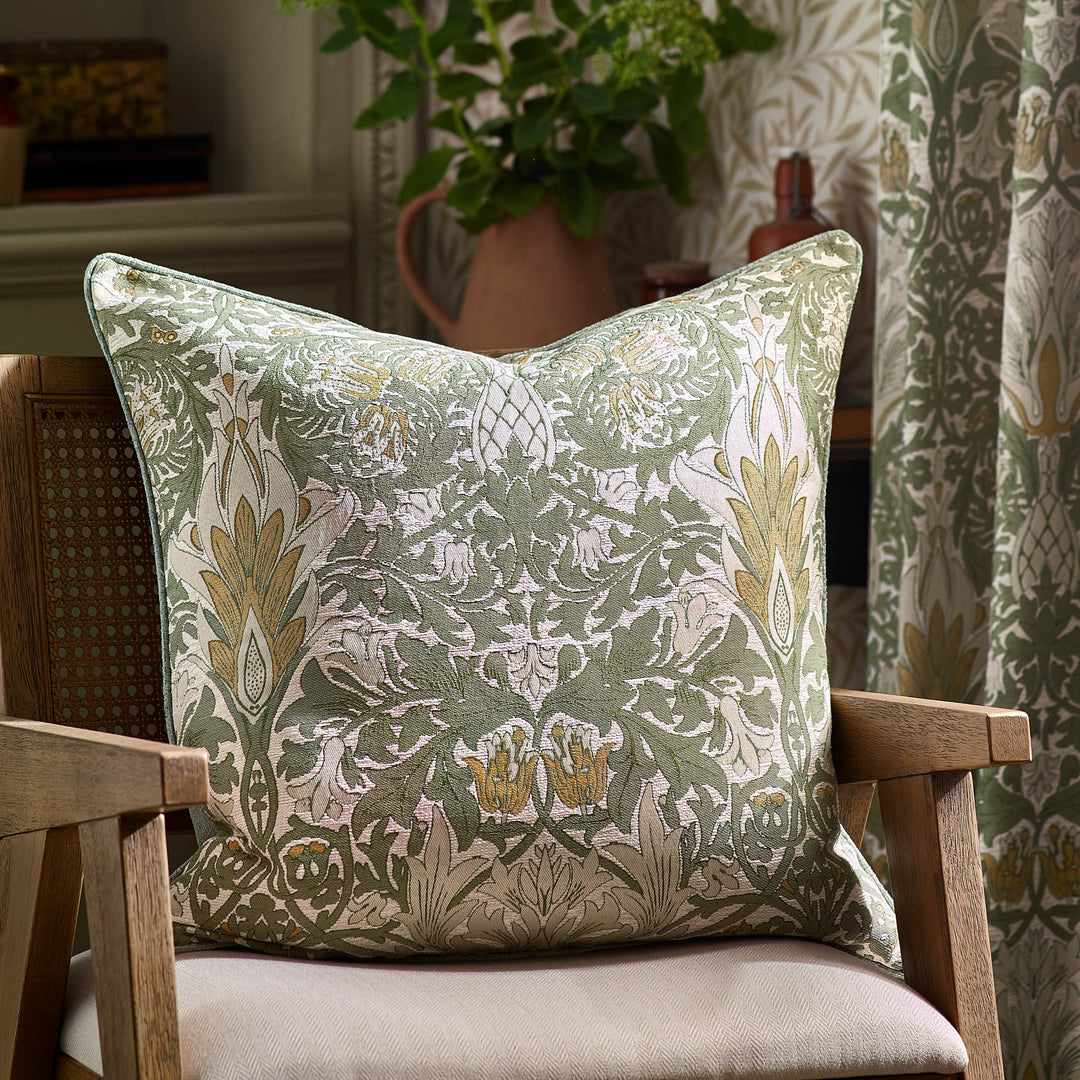 SNAKESHEAD 228X182 PENCIL PLEAT CURTAINS SUNFLOWER/STONE