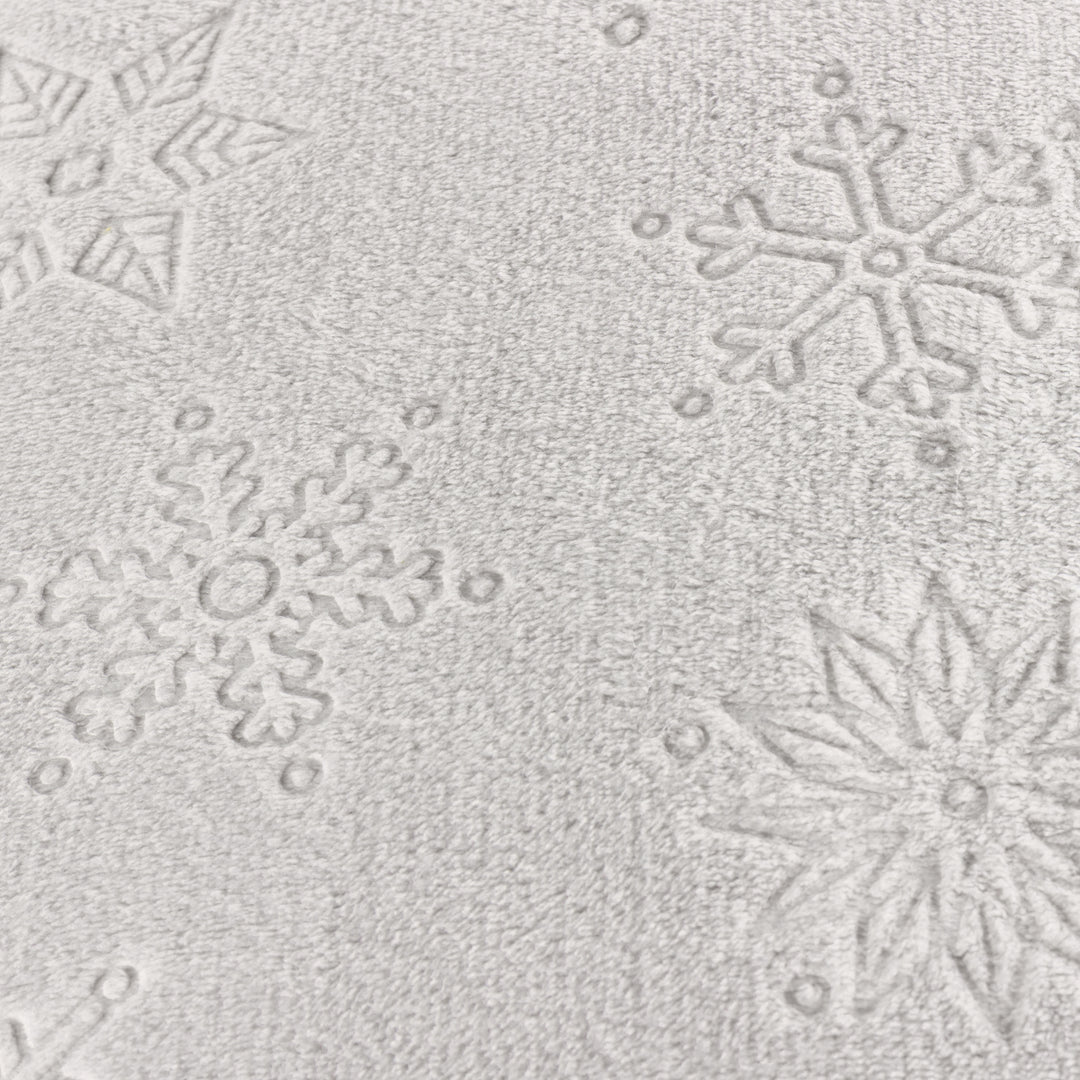 SNOWFLAKES 50X50 CUSHION CASE GREY