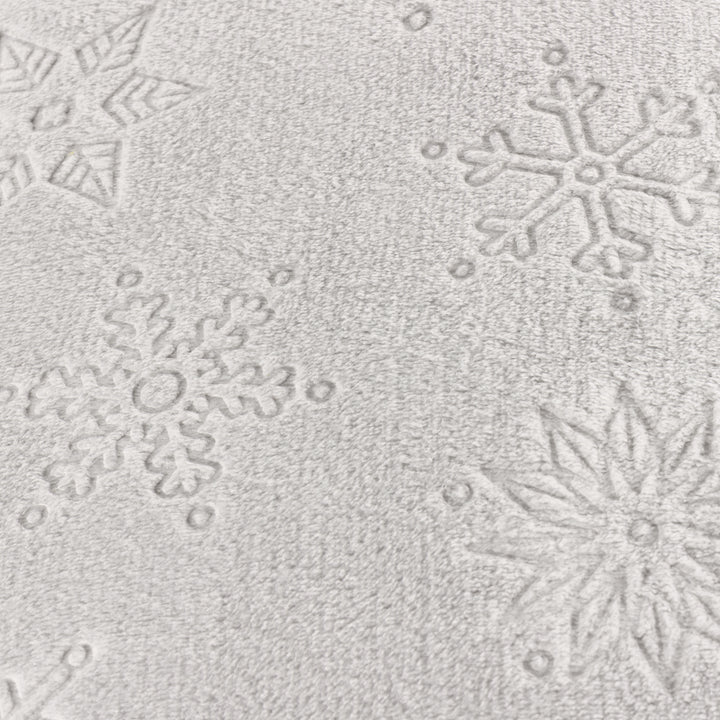 SNOWFLAKES 50X50 CUSHION CASE GREY