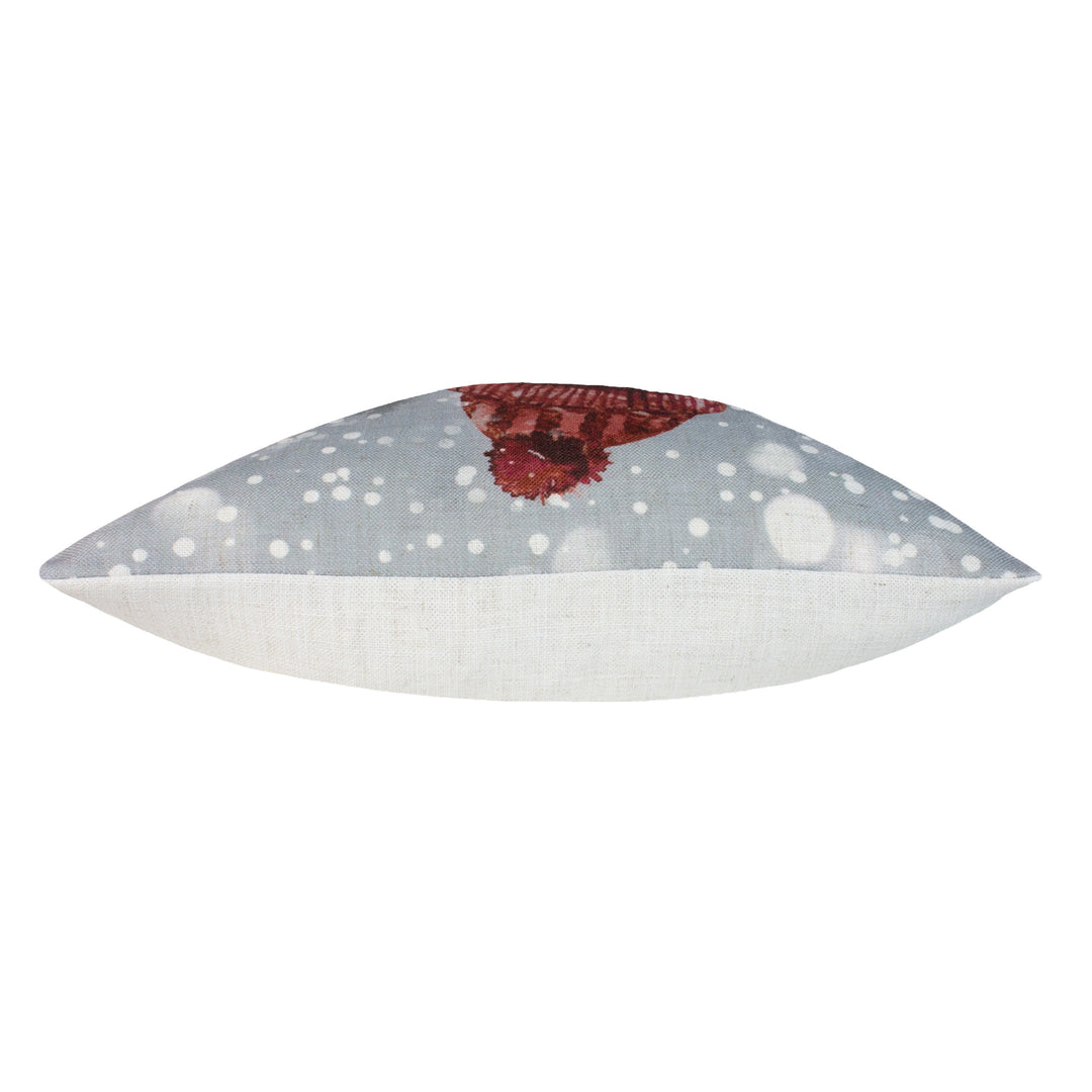 SNOWY ROBIN WITH HAT 43X43 C/CASE
