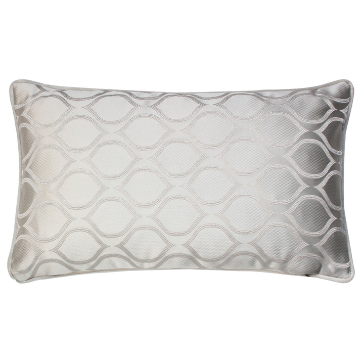 SOLITAIRE 30X50 CUSHION COVER STERLING