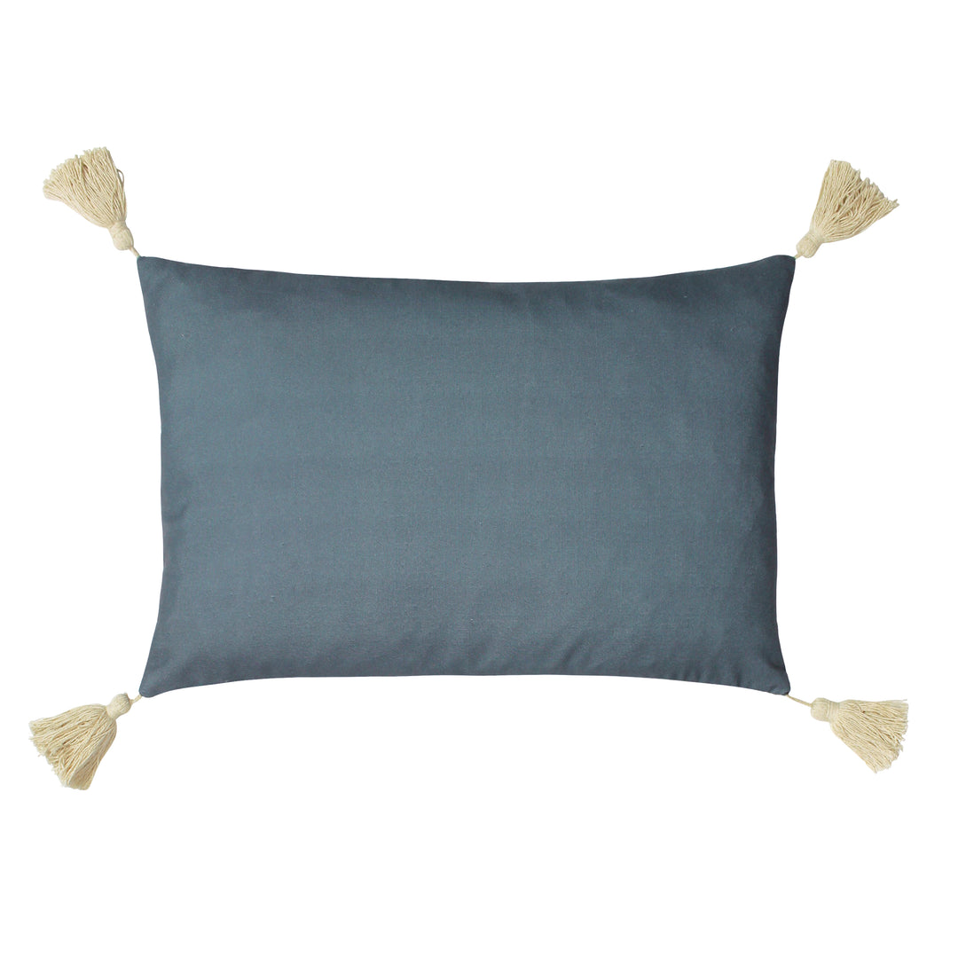 SOMERTON 35X50 CUSHION COVER SLATE BLUE