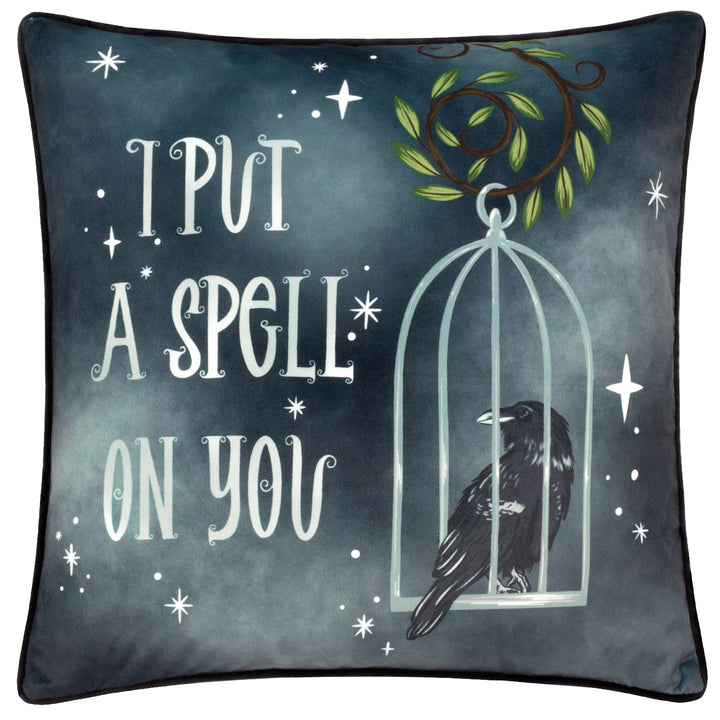 SPELL ON YOU 45X45 CUSHION CASE BLACK