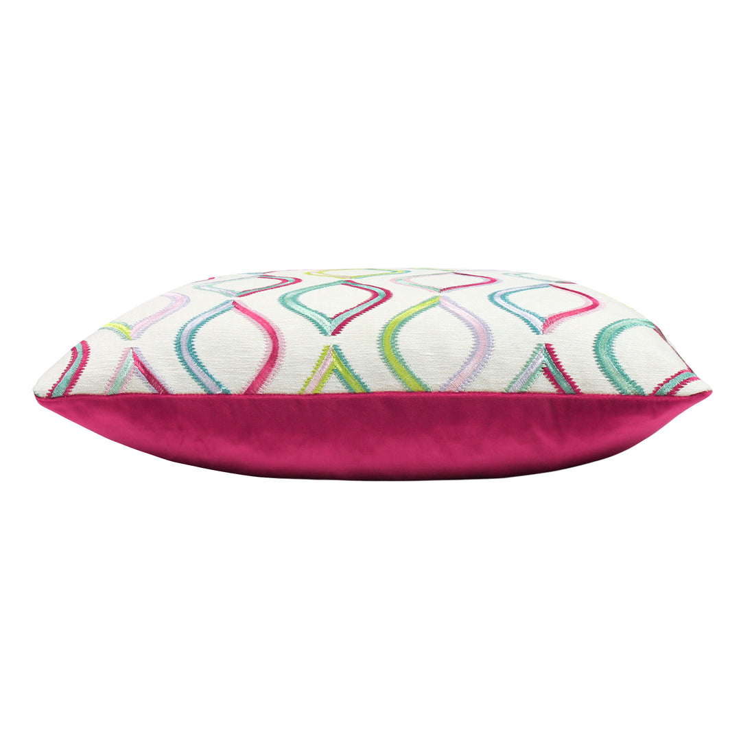 SPINNING TOP 50X50 CUSHION COVER RAINBOW