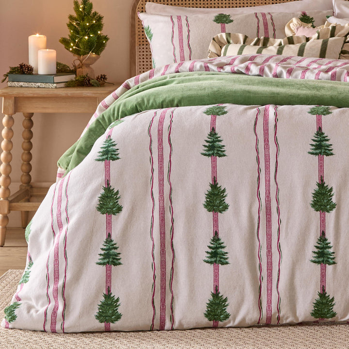 Spruce Stripe Double Duvet Set Oat - image 3