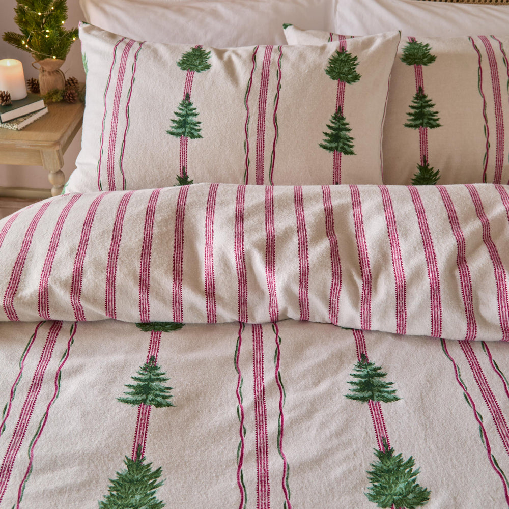 Spruce Stripe Super King Duvet Set Oat - image 2
