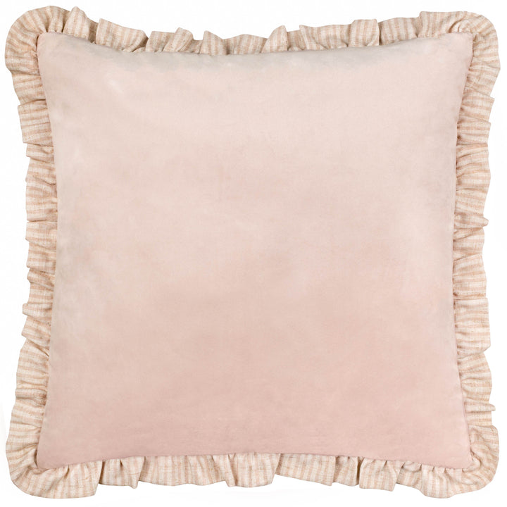 SOLENE RUFFLE 45X45 CUSHION CASE PINK