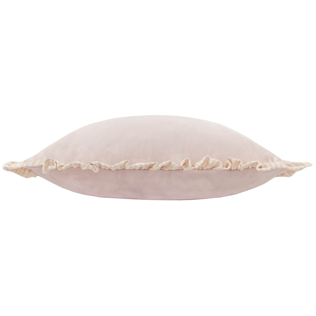 SOLENE RUFFLE 45X45 CUSHION CASE PINK