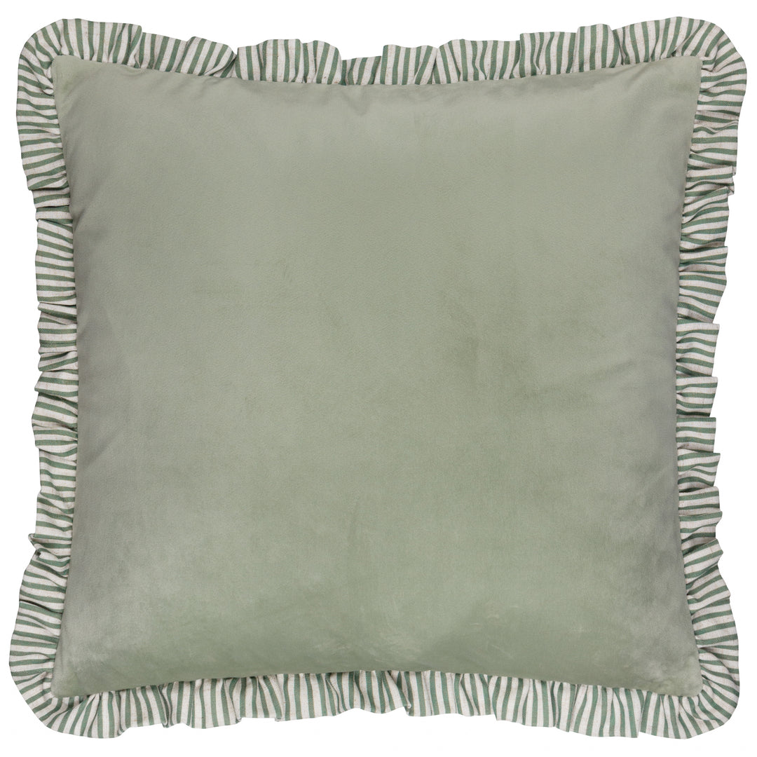 Solene Ruffle 45x45 Cushion Case Sage - image 2