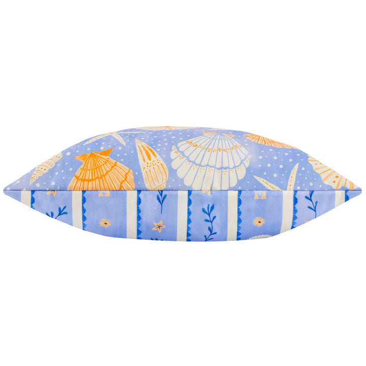 Sea Shells 45x45 Outdoor Cushion Case Blue - image 4