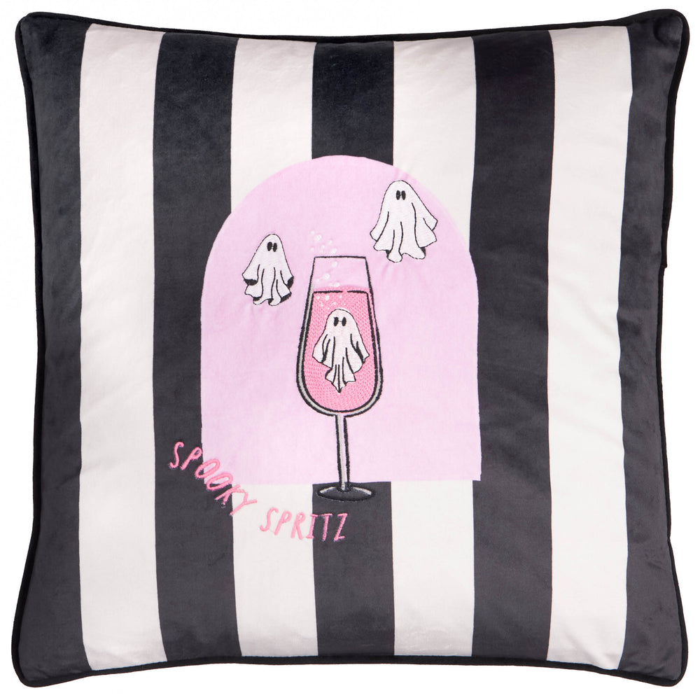 Spooky Spritz 45x45 Cushion Case Pink/Mono - image 2