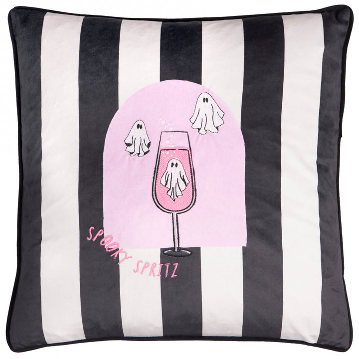 Spooky Spritz 45x45 Cushion Case Pink/Mono - image 2