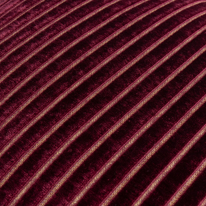Savoy Stripe 50x50 Cushion Case Burgundy - image 4