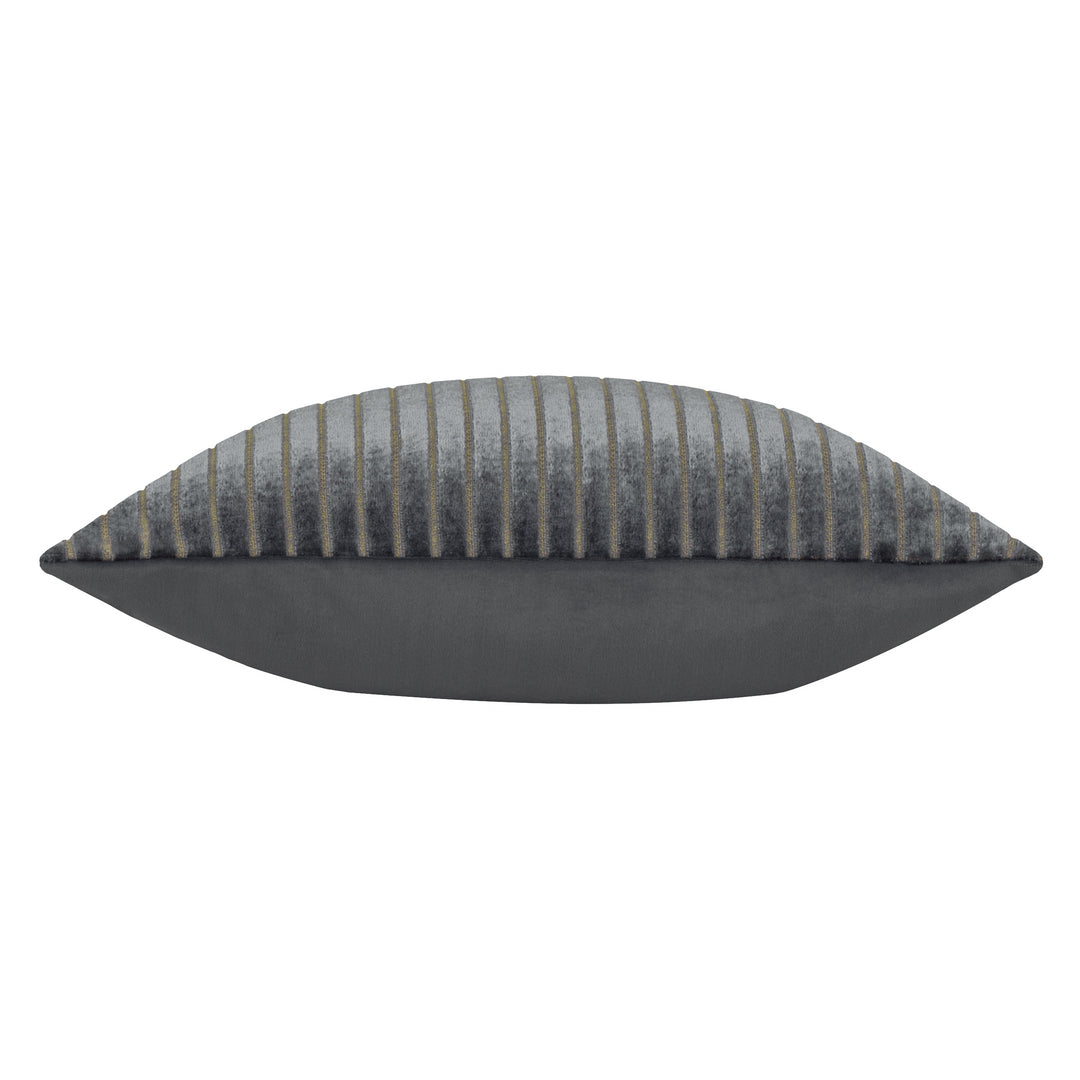 SAVOY STRIPE 50X50 CUSHION CASE CHARCOAL
