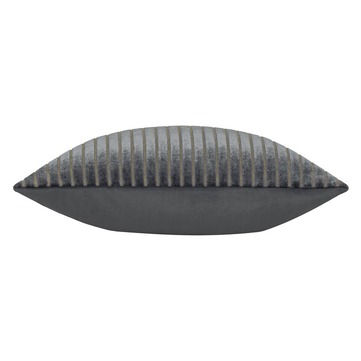 SAVOY STRIPE 50X50 CUSHION CASE CHARCOAL