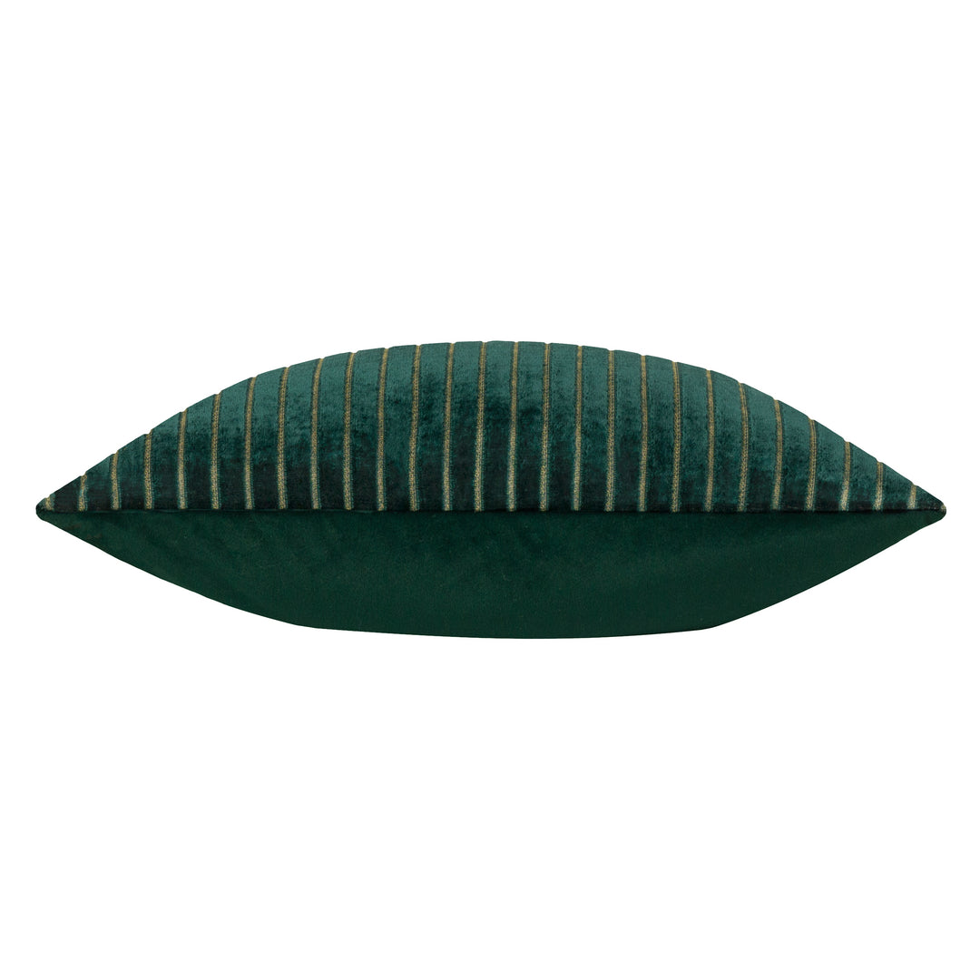 SAVOY STRIPE 50X50 CUSHION CASE EMERALD