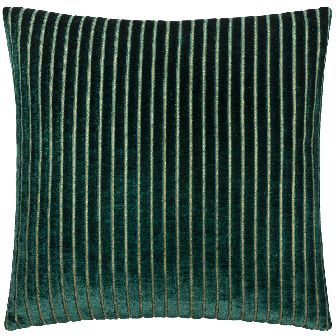 Savoy Stripe 50x50 Cushion Case Emerald