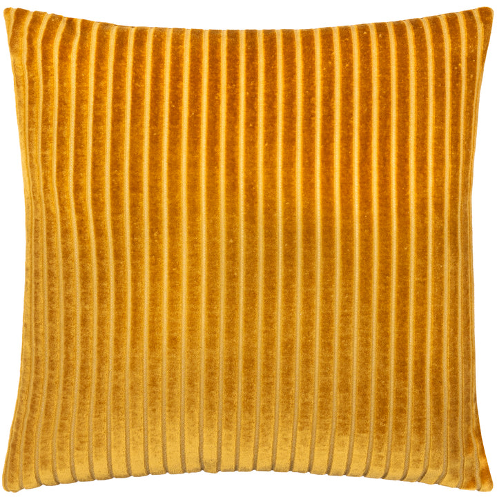 SAVOY STRIPE 50X50 CUSHION CASE GOLD