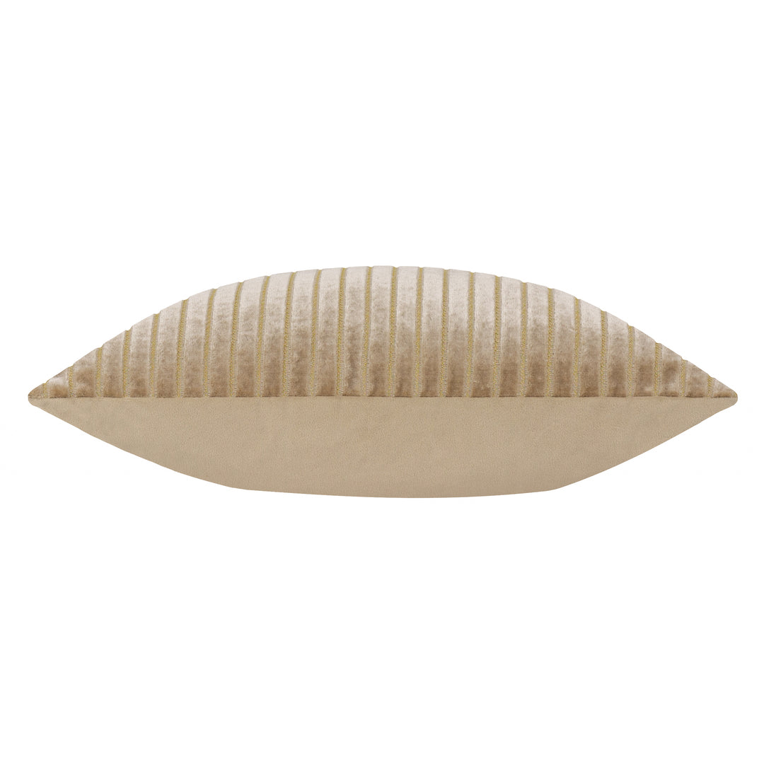 SAVOY STRIPE 50X50 CUSHION CASE MINK