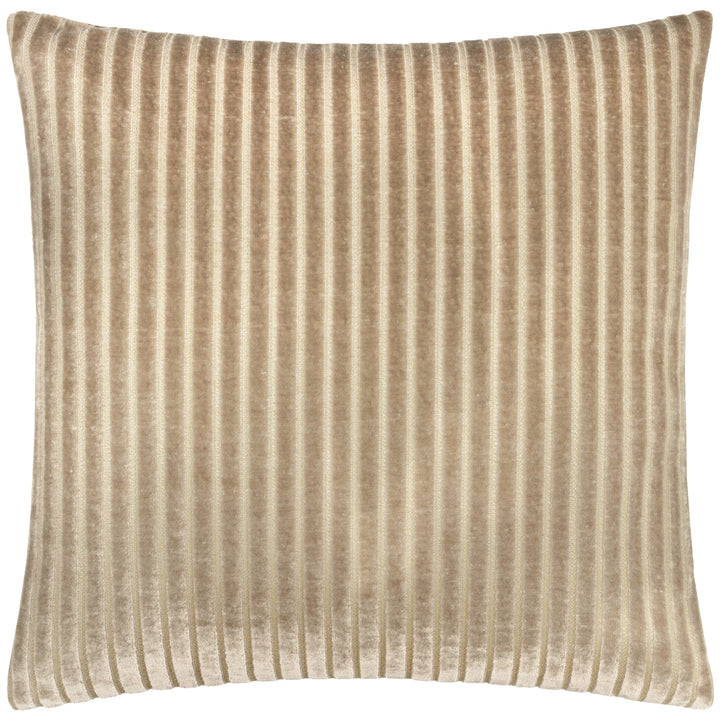 SAVOY STRIPE 50X50 CUSHION CASE MINK
