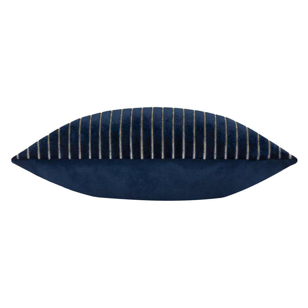 SAVOY STRIPE 50X50 CUSHION CASE NAVY