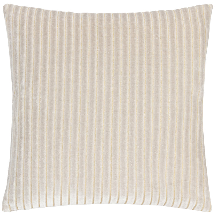 SAVOY STRIPE 50X50 CUSHION CASE OYSTER