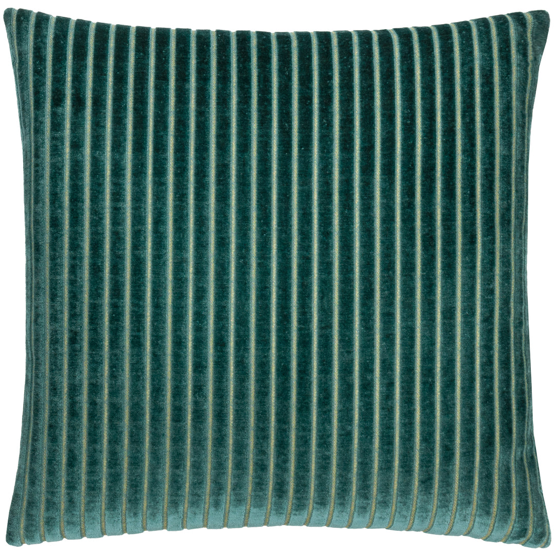 Savoy Stripe 50x50 Cushion Case Teal