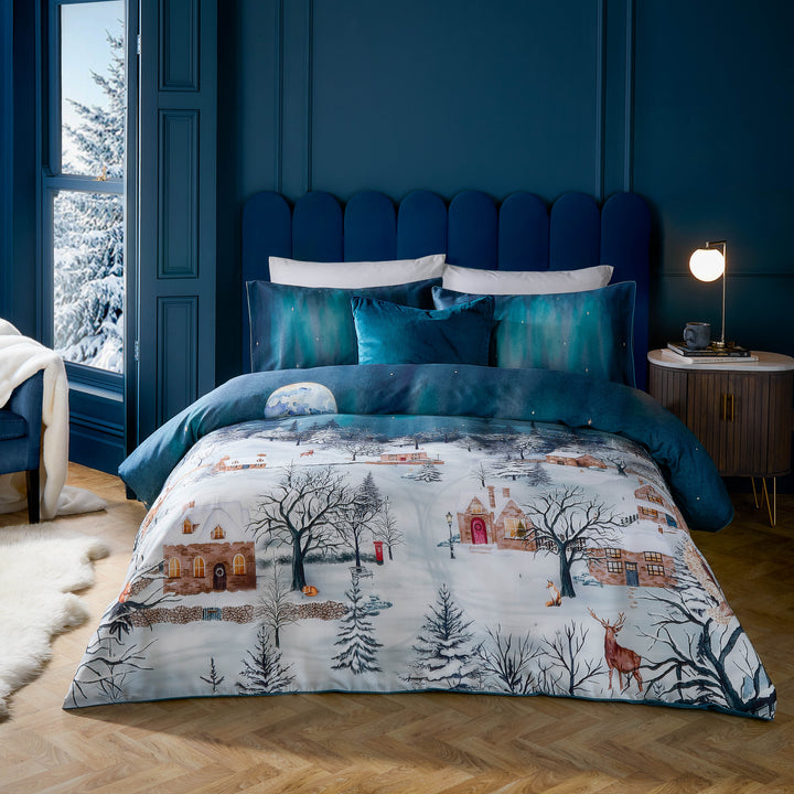 Starlight Super King Duvet Set Midnight Blue