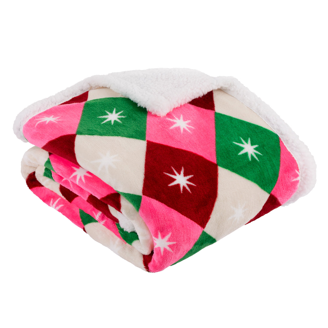 Star Sherpa 140x180 Throw Multi - image 2