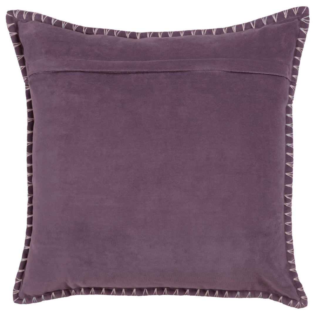 STITCH 50x50 CUSHION CASE PLUM