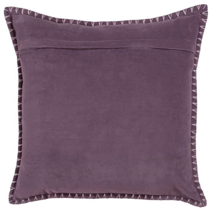 STITCH 50x50 CUSHION CASE PLUM
