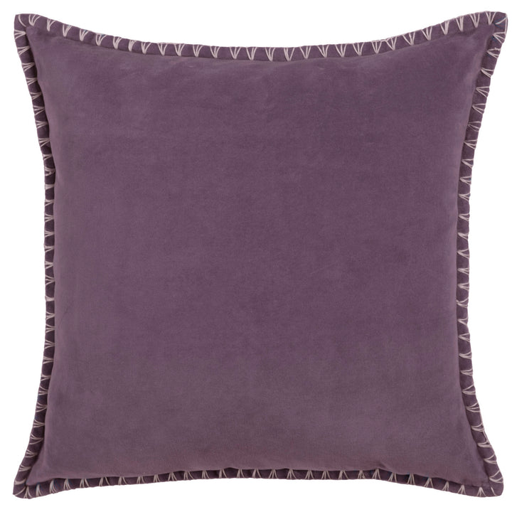 STITCH 50x50 CUSHION CASE PLUM
