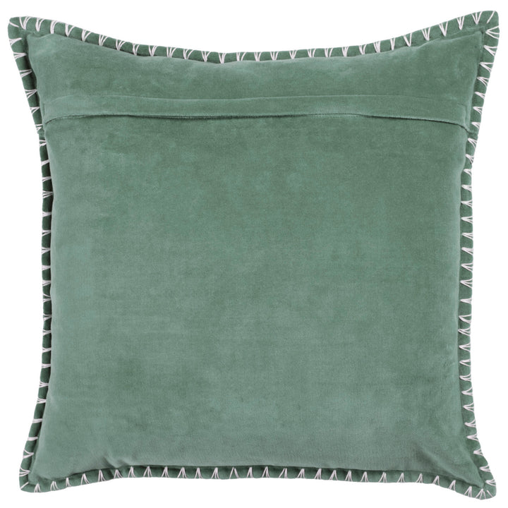 STITCH 50x50 CUSHION CASE SEAFOAM