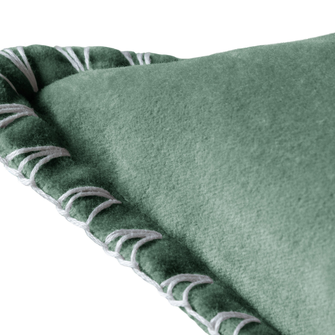 STITCH 50x50 CUSHION CASE SEAFOAM