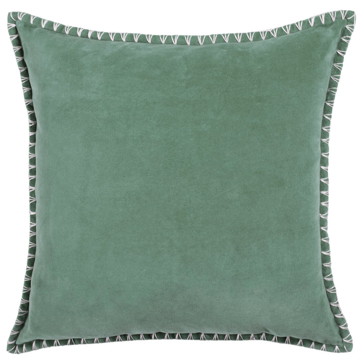 STITCH 50x50 CUSHION CASE SEAFOAM