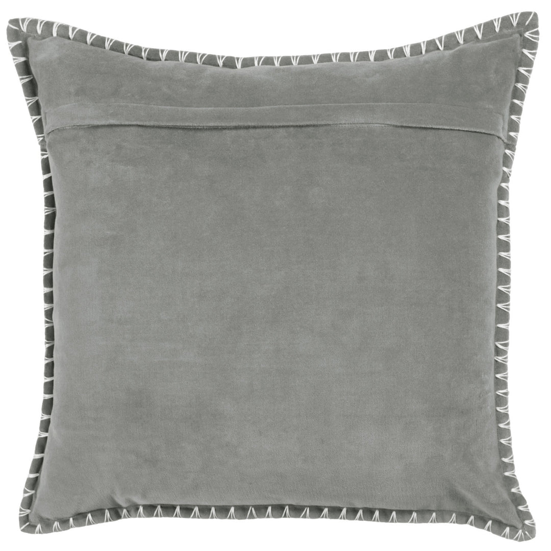 STITCH 50x50 CUSHION CASE STEEL